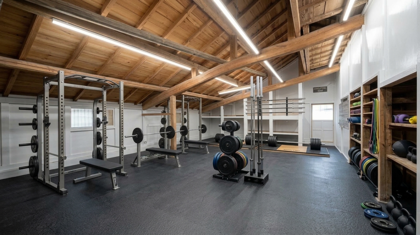 Strength training facility — design rendering
